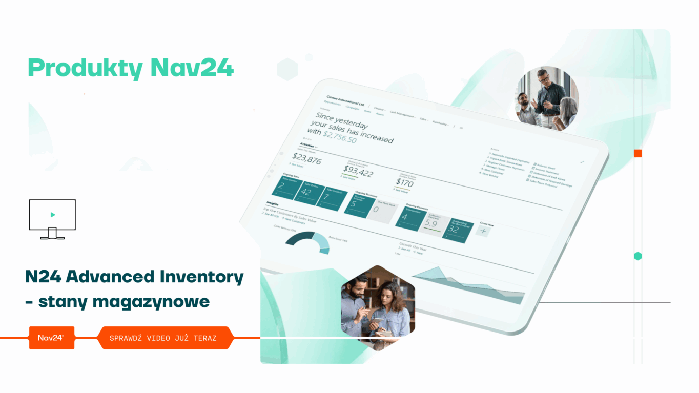 stany magazynowe w business central