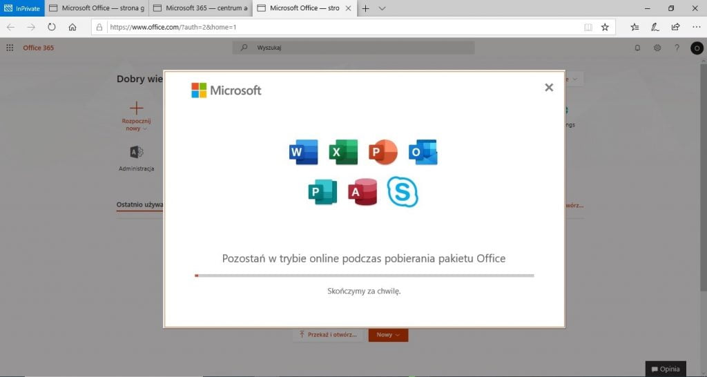 Instalacja Office 365