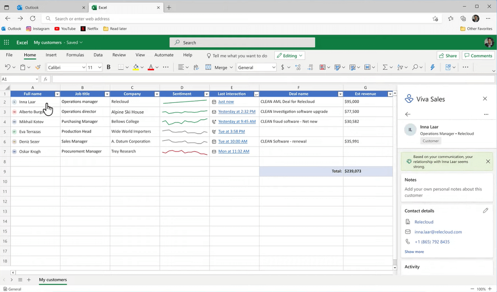 microsoft 365 excel ai