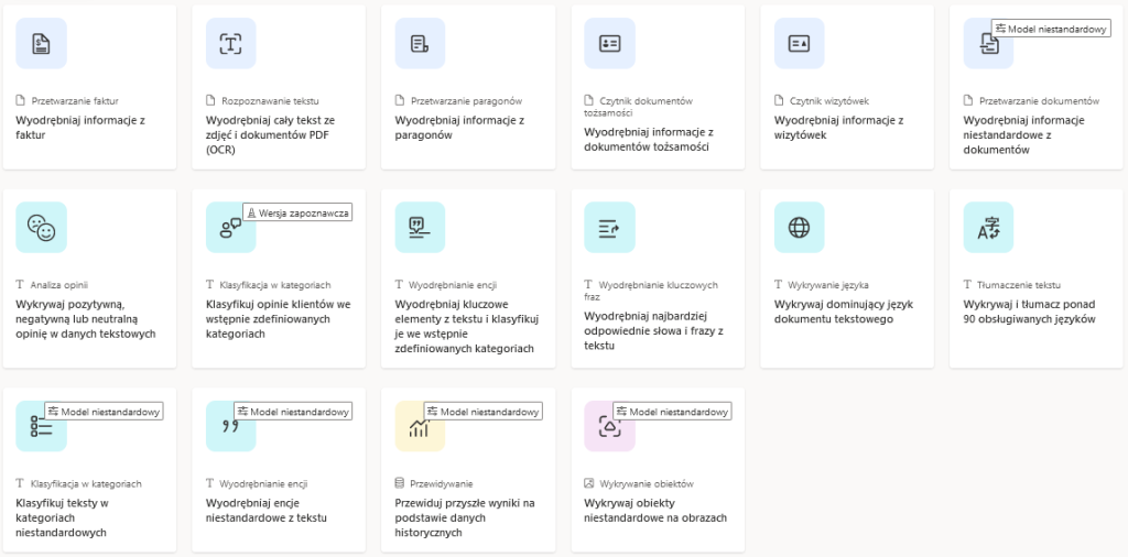 AI builder w power platform