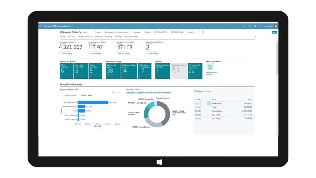 dynamics 365 ułatwia analizowanie danych i obsługę klienta