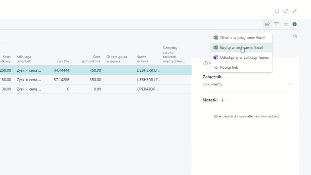 integracja Microsoft Dynamics 365  