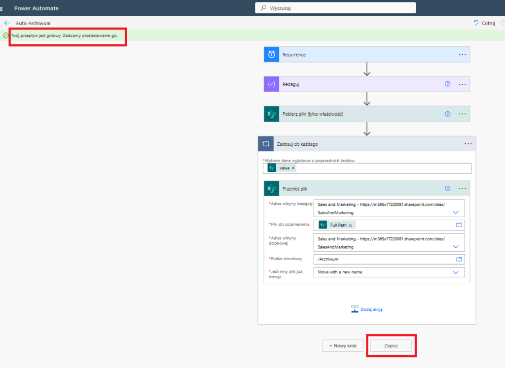 power automate proste automatyzacje