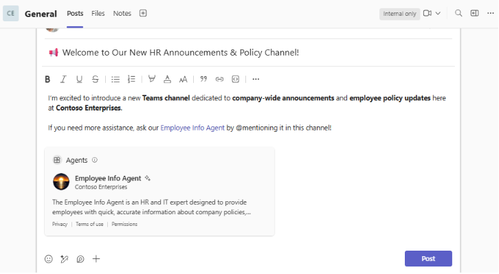 sharepoint agent teams