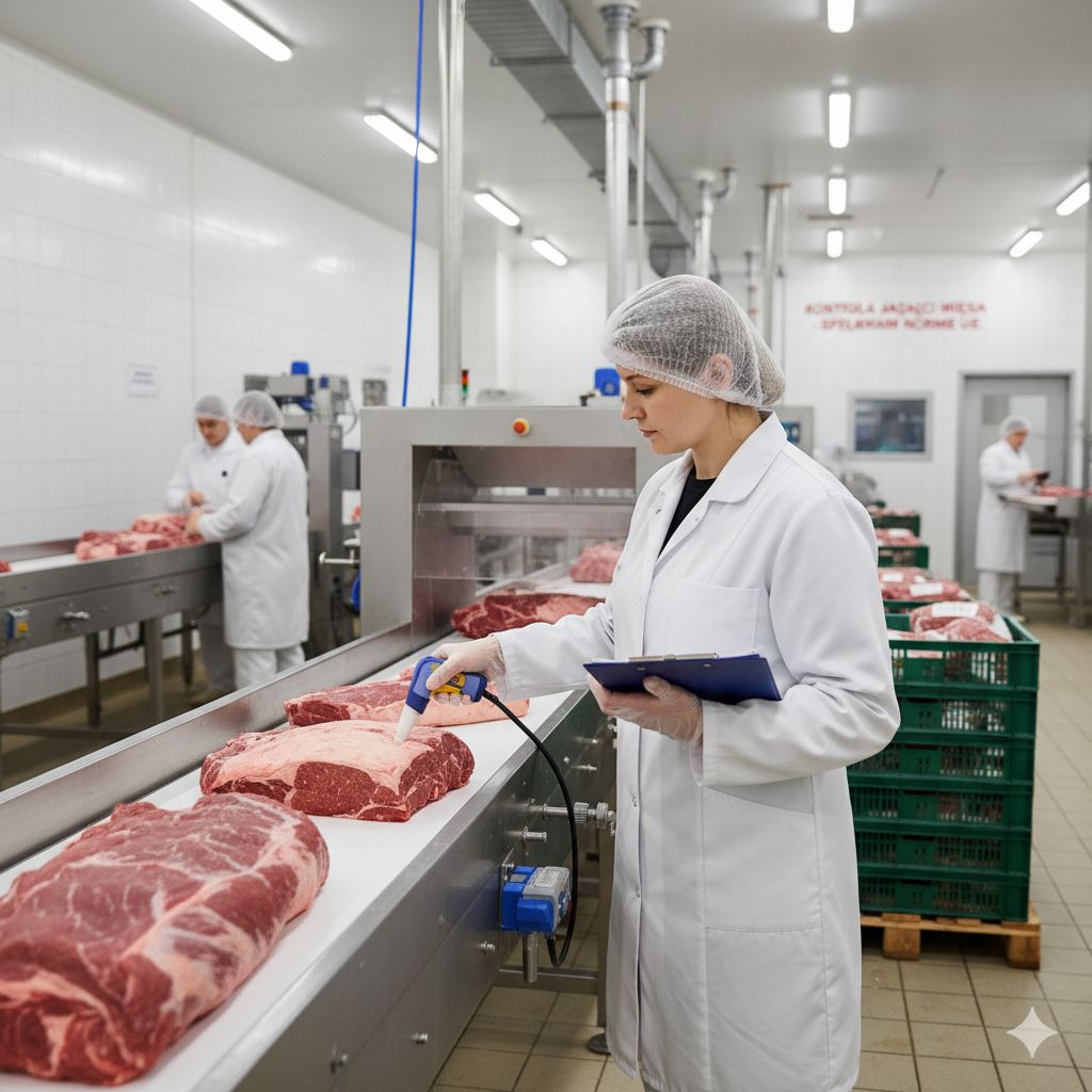 kontrola jakości mięsa