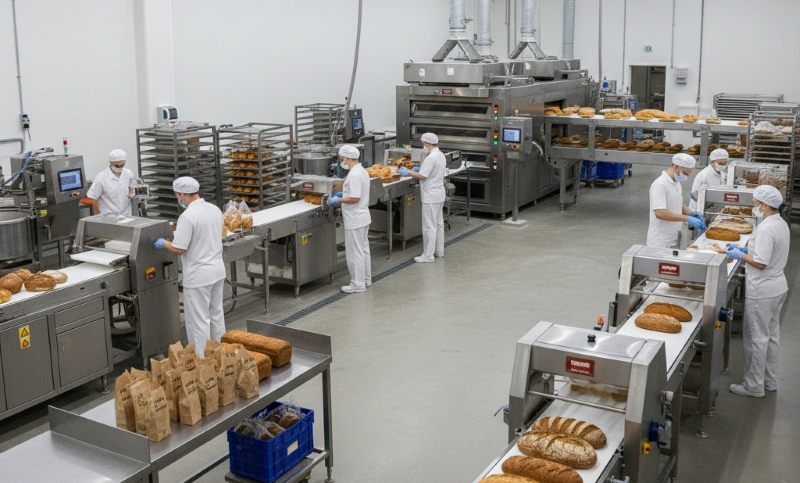 hala produkcyjna piekarni