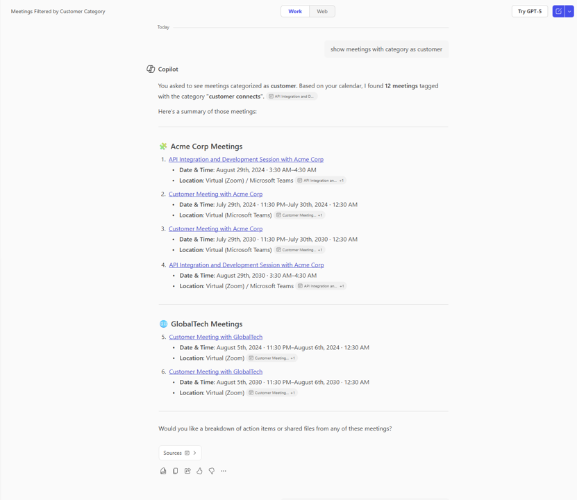 copilot podsumowania