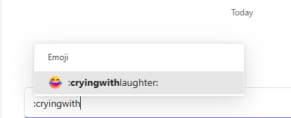 emoji w teams