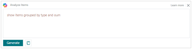 tryb analizy w business central