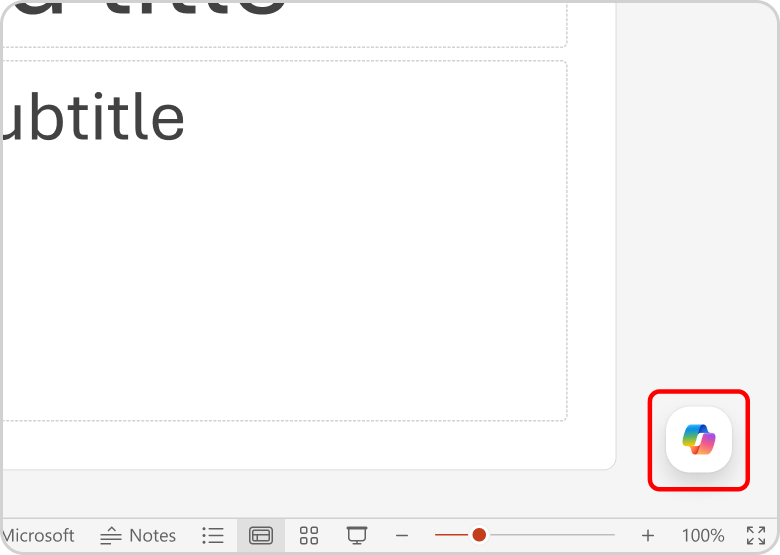 uruchomienie copilota w powerpoint