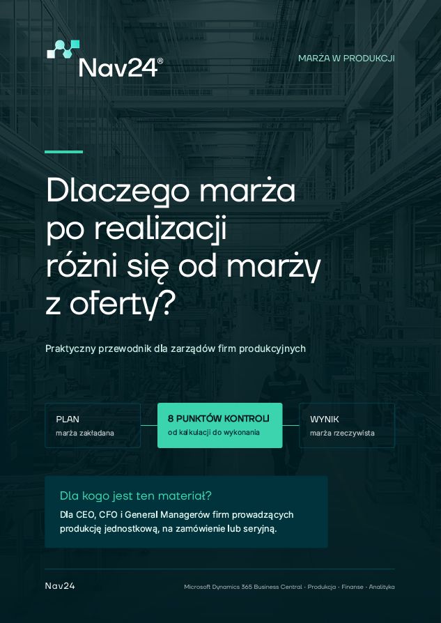 Okładka ebooka Jak nie tracić marży na produkcji
